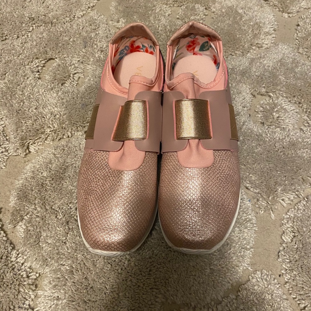 Pink sneakers